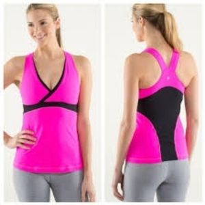 Lululemon Pink Deep V Tank
